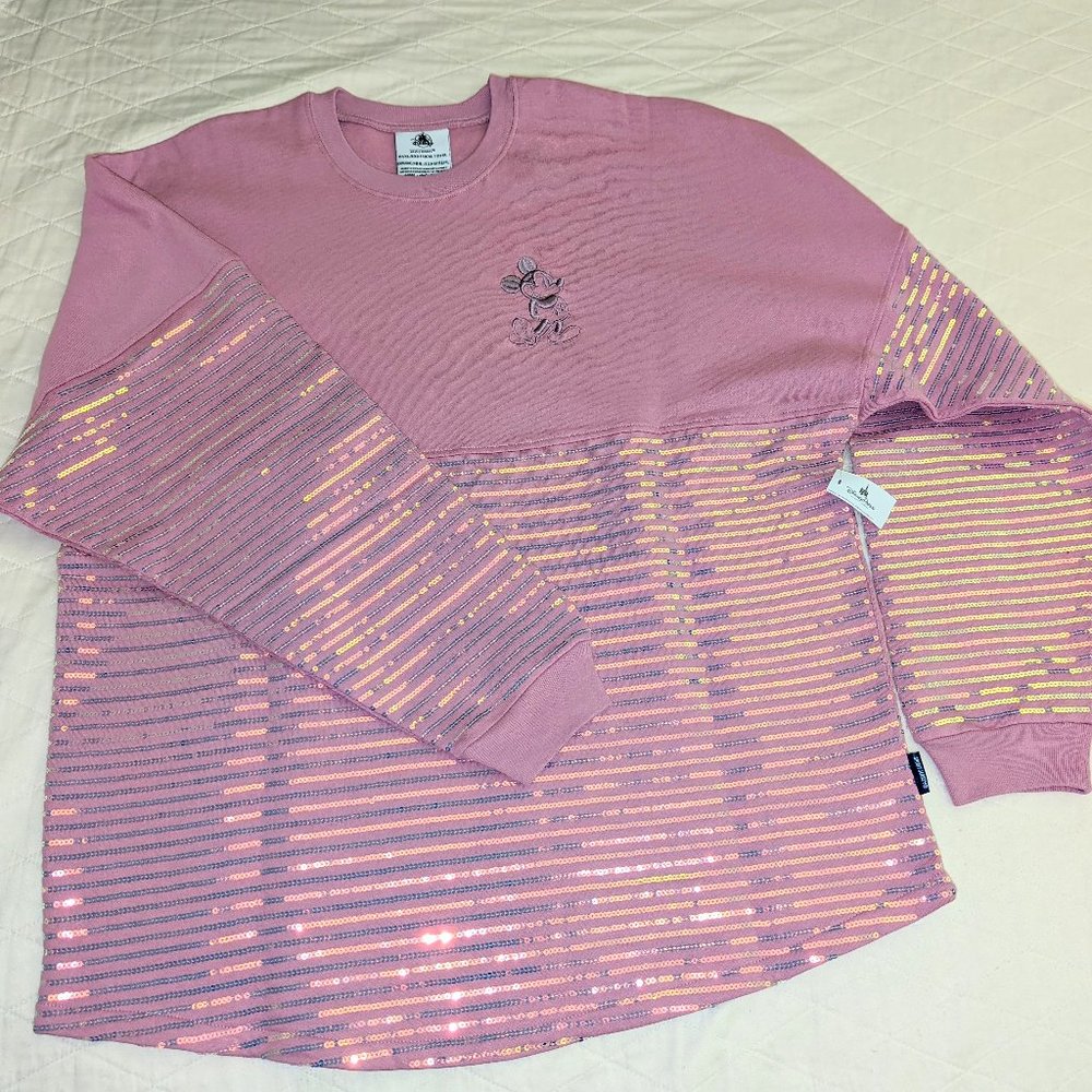 Disneyland sequined spirit jersey longsleeve sweater